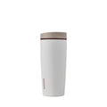 Owala SmoothSip Slider Insulated Stainless Steel Coffee Tumbler, Reusable Iced Coffee Cup, Hot Coffee Travel Mug, BPA Free 12 oz, Vanilla Bean