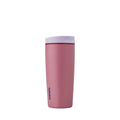 Owala SmoothSip Slider Insulated Stainless Steel Coffee Tumbler, Reusable Iced Coffee Cup, Hot Coffee Travel Mug, BPA Free 12 oz, Vanilla Bean