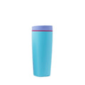 Owala SmoothSip Slider Insulated Stainless Steel Coffee Tumbler, Reusable Iced Coffee Cup, Hot Coffee Travel Mug, BPA Free 12 oz, Vanilla Bean