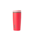 Owala SmoothSip Slider Insulated Stainless Steel Coffee Tumbler, Reusable Iced Coffee Cup, Hot Coffee Travel Mug, BPA Free 12 oz, Vanilla Bean