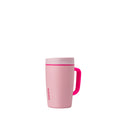 Owala SmoothSip Slider Insulated Stainless Steel Coffee Tumbler, Reusable Iced Coffee Cup, Hot Coffee Travel Mug, BPA Free 12 oz, Vanilla Bean