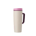 Owala SmoothSip Slider Insulated Stainless Steel Coffee Tumbler, Reusable Iced Coffee Cup, Hot Coffee Travel Mug, BPA Free 12 oz, Vanilla Bean