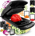 Fullstar The Original Pro Chopper - Vegetable Chopper and Spiralizer, Food Chopper with Container, Fruit Slicer, Kitchen Gadgets & Gifts, Home Essentials (4 in 1, White)