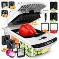 Fullstar The Original Pro Chopper - Vegetable Chopper and Spiralizer, Food Chopper with Container, Fruit Slicer, Kitchen Gadgets & Gifts, Home Essentials (4 in 1, White)